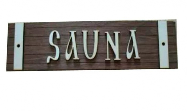 Табличка для бани SAUNA Б-02