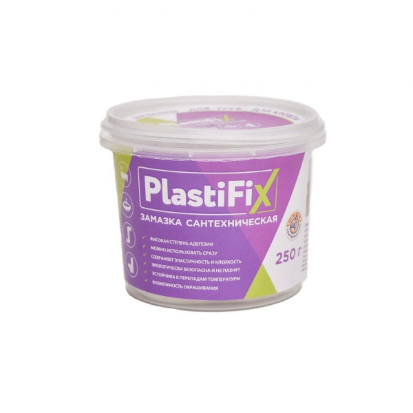 Замазка сантехническая plastifix 250г.