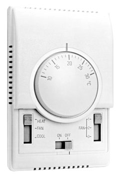 Комнатный термостат со встр.трехступ.переключ.скорости TDS