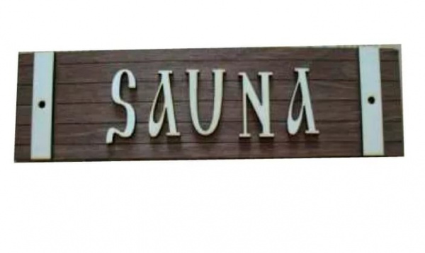 Табличка для бани SAUNA Б-02