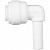 Фитинг Уголок 1/4 обжим - штуцер