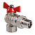 Кран шар.BASE американка 1/2 в/н УГЛ. Valtec 228.N.04