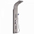 GFmark 5504 Душевая панель"тропический душ"2лейки,мат.нерж.1650х200мм